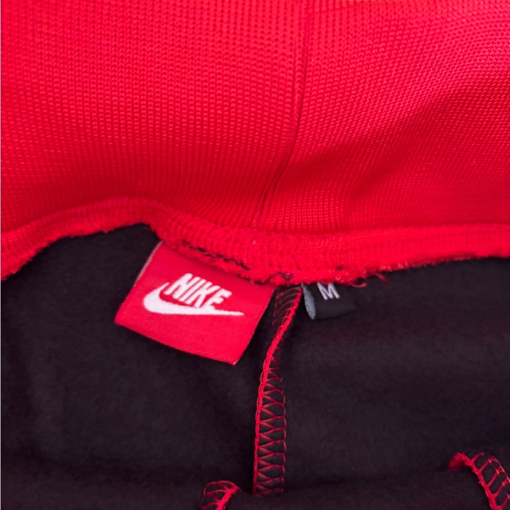 Retro Red and Green Zip-Up Hoodie Pants Track Suit - Picture 6 of 14